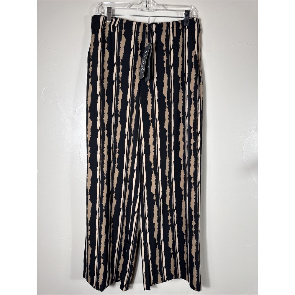 Lysse New York Knit Dress Pants Size‎ Large Womens Pull On Belt Loops Wide Leg